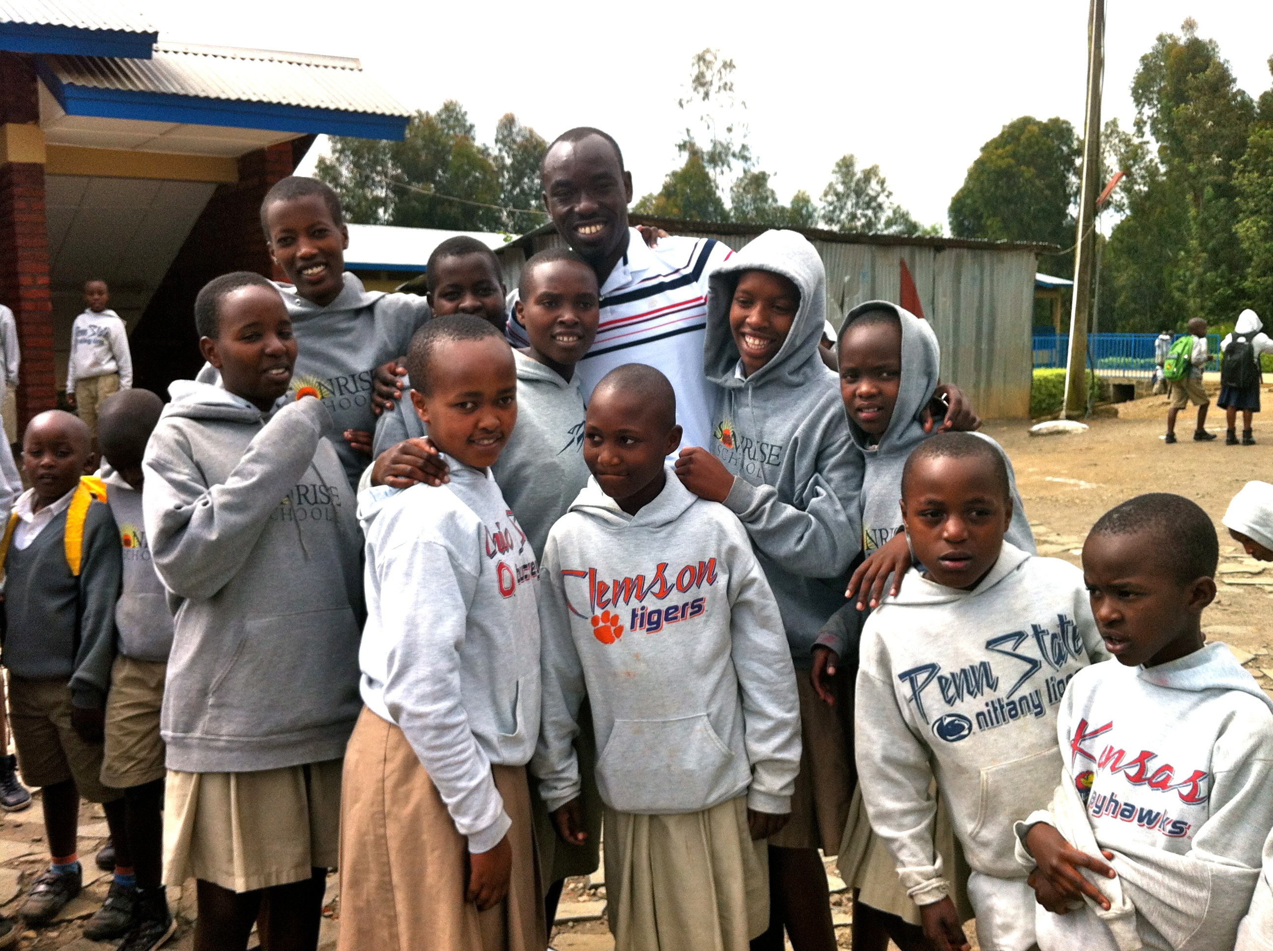 Claver with Sonrise Students